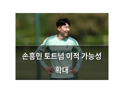 손흥민 토트넘 이적 가능성 확대