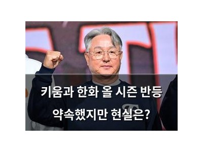 키움과 한화 올 시즌 반등 약속했지만 현실은?